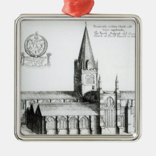 Het Noordelijke Vooruitzicht op het Vervolg Metalen Ornament