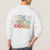 het noorden herinnert zich t-shirt (Achterkant)