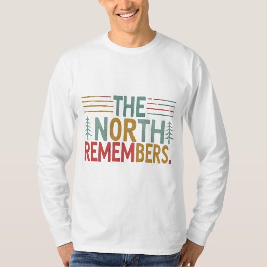 het noorden herinnert zich t-shirt (Voorkant)