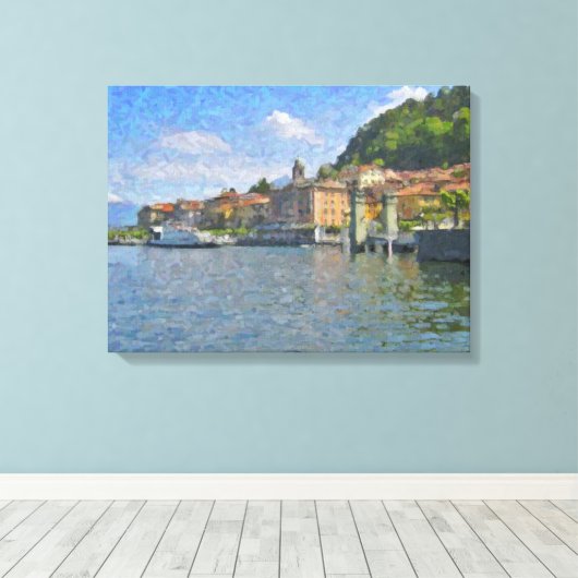 Het noorden van het Verpakte Canvas van Italië (Insitu (Houten vloer))