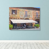 Het noorden van Italië Bellagio gewikkeld Canvas (Insitu (Houten vloer))