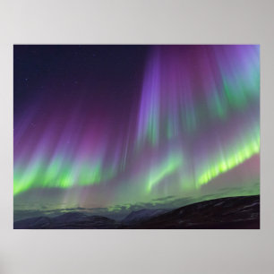 Het Noorderlicht   Noord-IJsland Poster