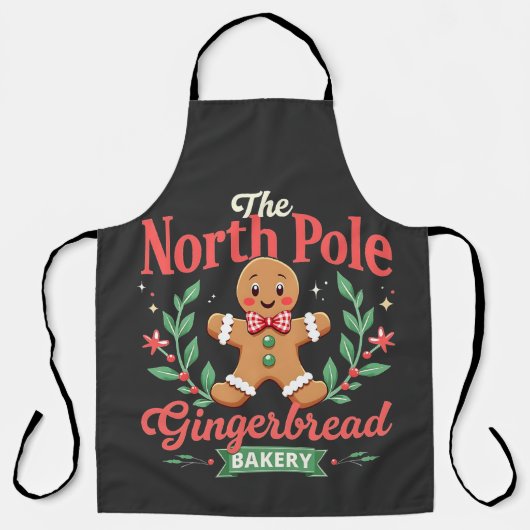 Het Noorderpool peperkoek bakkerij Kerstmis Schort (Voorkant)