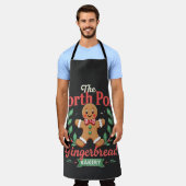 Het Noorderpool peperkoek bakkerij Kerstmis Schort (Gedragen)