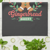 Het Noordpool kerststolbakkerij Kerstmis Theedoek (Gevouwen)