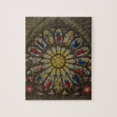 Het noordraam, bord D van 'Westminster Abbey' Legpuzzel (Verticaal)