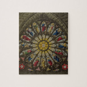 Het noordraam, bord D van 'Westminster Abbey' Legpuzzel