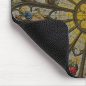 Het noordraam, bord D van 'Westminster Abbey' Muismat (Hoek)