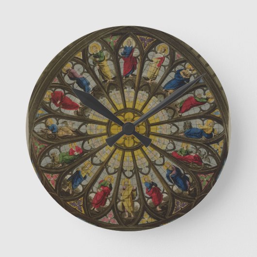 Het noordraam, bord D van 'Westminster Abbey' Ronde Klok (Voorkant)