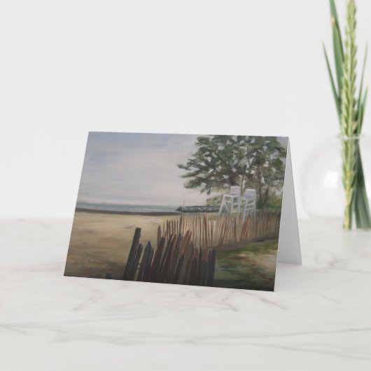 Het noordwestelijke strand van het Zuiden Kaart (Voorkant)