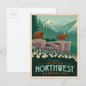 Het noordwesten van de Stille Oceaan | Verenigde S Briefkaart (Voorkant / Achterkant)