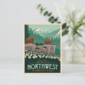 Het noordwesten van de Stille Oceaan | Verenigde S Briefkaart (Staand voorkant)