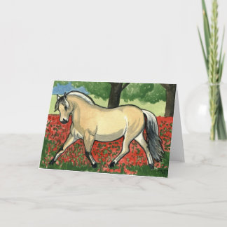 Het Noorse ART. van het PAARD van de Fjord Kaart