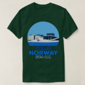 Het Noorse Ballet en Oslo Noorwegen T-shirt (Design voorkant)
