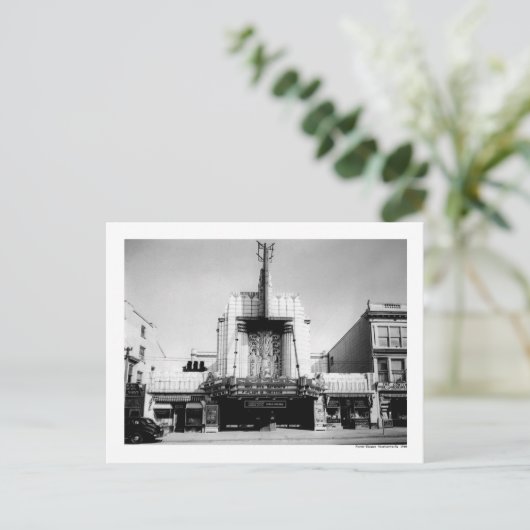 Het "Norris" theater Briefkaart (Staand voorkant)