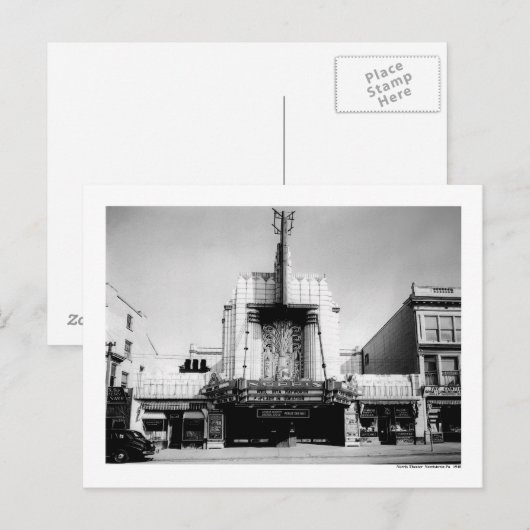 Het "Norris" theater Briefkaart (Voorkant / Achterkant)