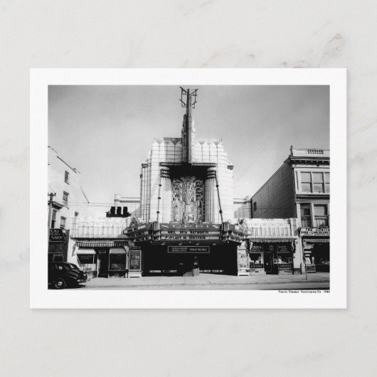 Het "Norris" theater Briefkaart (Voorkant)
