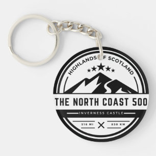 Het North Coast 500 Schotland avontuur nc 500 cade Sleutelhanger