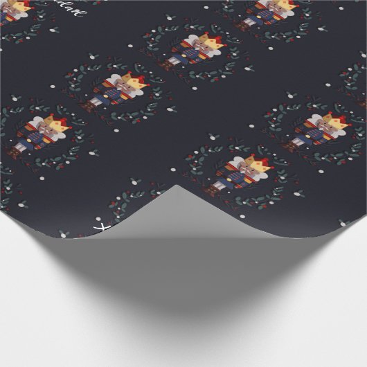 Het Notenkraker inpakpapier (Hoek)