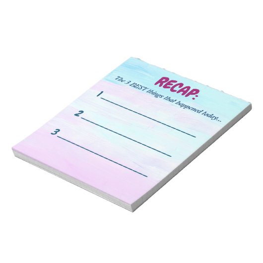 Het Notitieblok Drie BESTE Dingen (Linkerzijde)