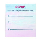 Het Notitieblok Drie BESTE Dingen (Voorkant)