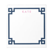 Het Notitieblok Preppy Desk met Grieks Zeer belang (Voorkant)