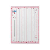 Het Notitieblok van de Handscriptpraktijk van febr (Linkerzijde)