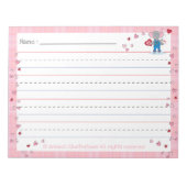 Het Notitieblok van de Handscriptpraktijk van febr (Voorkant)