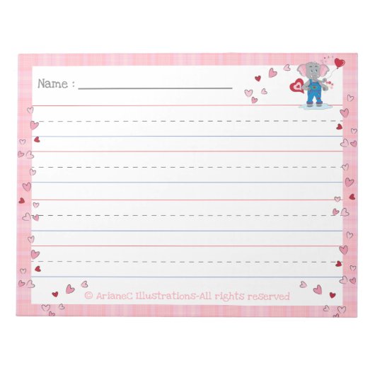 Het Notitieblok van de Handscriptpraktijk van febr (Voorkant)