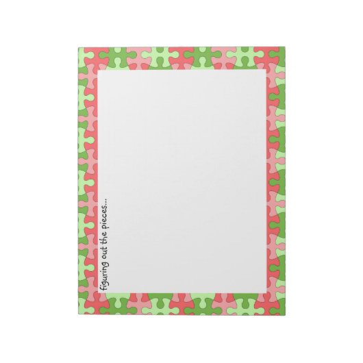 Het Notitieblok van de Snijkop van de Stukjes uitz (Linkerzijde)