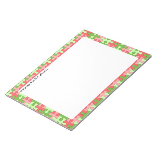 Het Notitieblok van de Snijkop van de Stukjes uitz (Schuin)