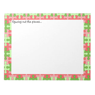 Het Notitieblok van de Snijkop van de Stukjes uitz