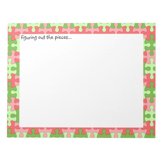 Het Notitieblok van de Snijkop van de Stukjes uitz (Voorkant)