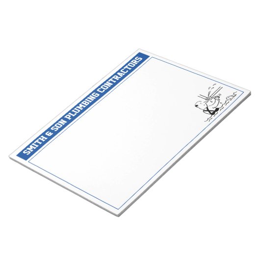 Het Notitieblok van het Bedrijf van de leiding aan (Schuin)