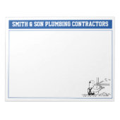 Het Notitieblok van het Bedrijf van de leiding aan (Voorkant)