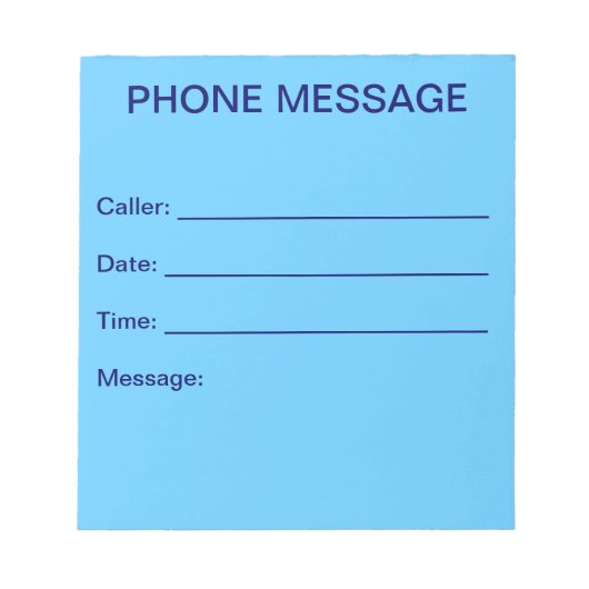 Het Notitieblok van het Bericht van de telefoon (S (Voorkant)