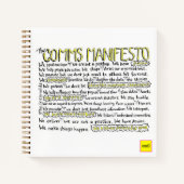 Het notitieblok van het Communautair Manifest Notitieboek (Voorkant)