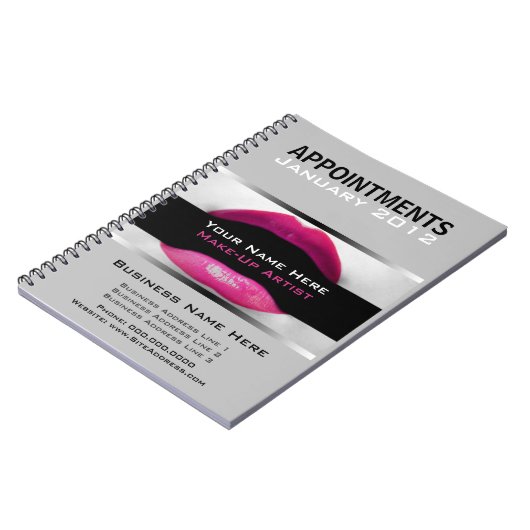 Het Notitieboek Artiest Appointning maken (Linkerzijde)