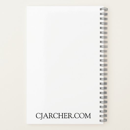 Het notitieboek Glass Library (Achterkant)