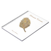 Het Notitieboek Golden Leaf-Spiral (Linkerzijde)