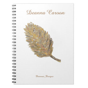 Het Notitieboek Golden Leaf-Spiral