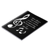 Het Notitieboek Inexpressible Music uitdrukken (Linkerzijde)