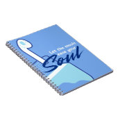 Het Notitieboek "Leave the Music Ease Your Soul" (Rechterzijde)