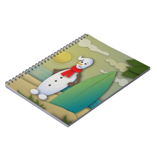 Het Notitieboek Summertime Snowman (Linkerzijde)