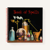 Het Notitieboek van de alchemist Mad Scientist (Voorkant)