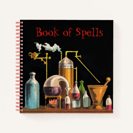 Het Notitieboek van de alchemist Mad Scientist (Voorkant)