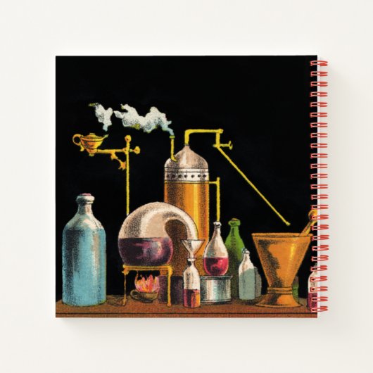 Het Notitieboek van de alchemist Mad Scientist (Achterkant)