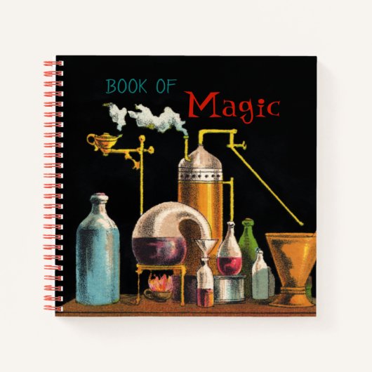 Het Notitieboek van de alchemist Mad Scientist (Voorkant)