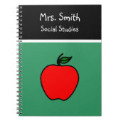 Het Notitieboek van de Apple van de leraar Geperso (Voorkant)