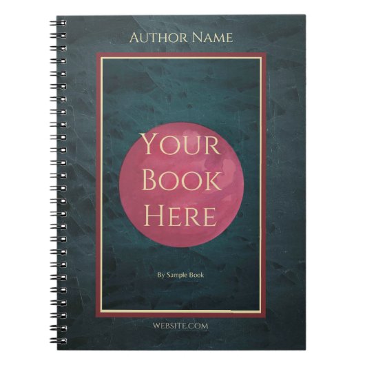 Het Notitieboek van de auteur met het Hoesje van h (Voorkant)